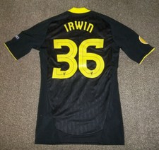 Match worn/Issued Liverpool Europa League Shirt irwin