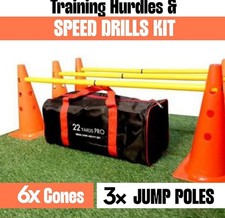 Best Dog Agility Set Jump Training Equipment Pets Jumping Hurdle Cones System !!