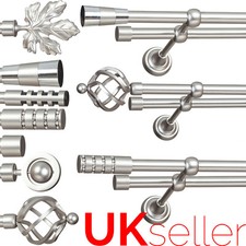 Metal Double Curtain Pole /