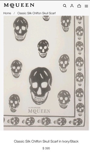 Alexander mcqueen classic silk - mcqueen,