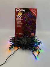 Noma 100 Static Multi Colour LED Christmas Tree Fairy Lights Indoor Use WORKING