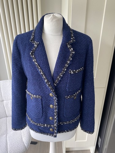 Zara navy blue - zara, textured