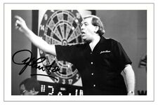 JOHN LOWE SIGNED PHOTO PRINT AUTOGRAPH DARTS WORLD CHAMPION
