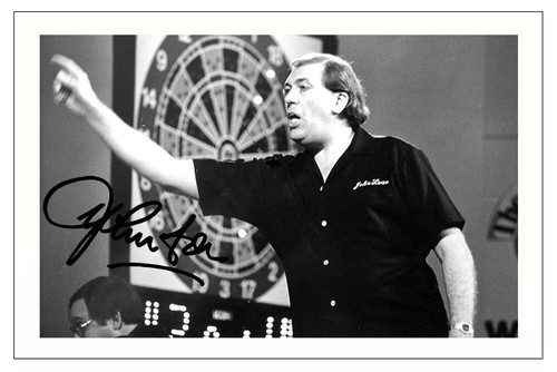 John lowe signed photo print - lowe,