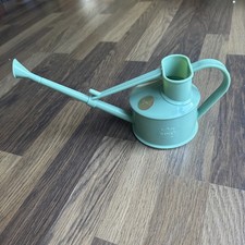 Haws Watering Can with Rose Attachment 0.7 Litre Duck Egg Plastic Handy Indoor