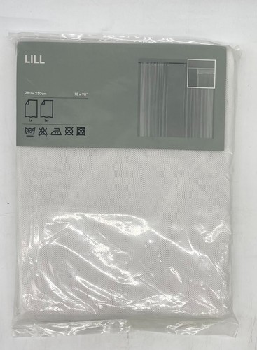Ikea lill sheer white curtains - ikea,