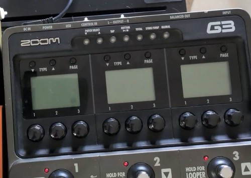 Zoom multi effects guitar - zoom, g3