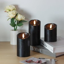 Black Flameless LED Candles