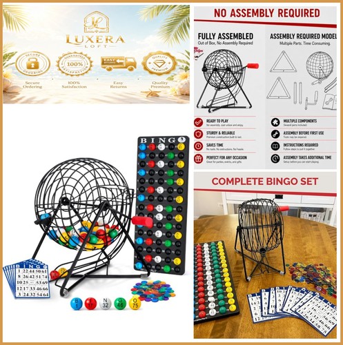 Bingo set inch - inch, cage