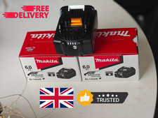Genuine Makita 6ah 18V Power Tool Battery BL1860BX2 Li-lon Battery - Black. New