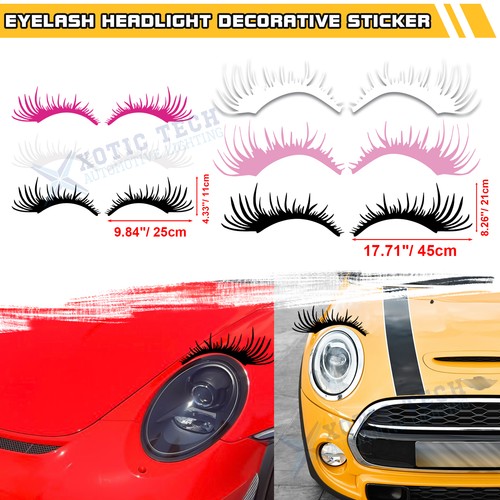 Car headlight eyelashes - headlight, kk