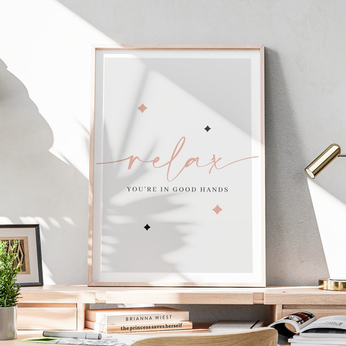 Hair salon wall art - art, beauty