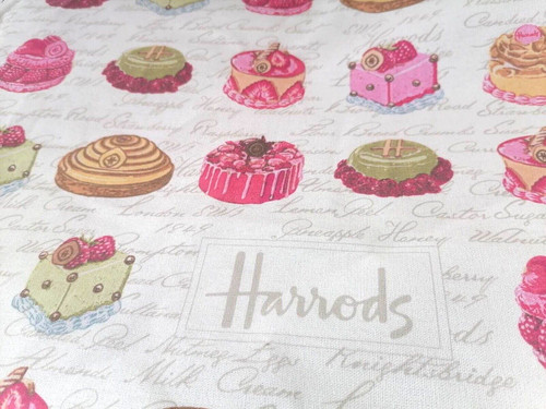Harrods cakes display tea - cakes,