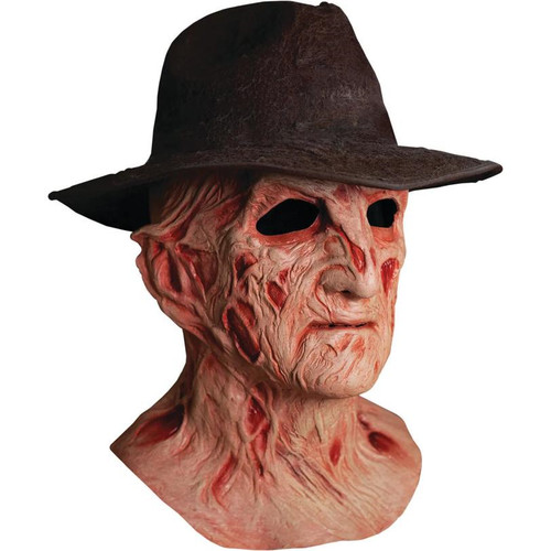 Deluxe freddy mask with hat - deluxe,