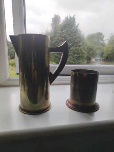 Antique trench art - trench, pot