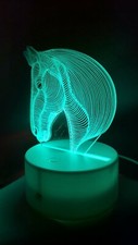 3D LED Horse Lamp / Light  - 7