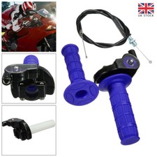 Pit Dirt Bike Quick Action Throttle Grip Twist Cable For 110cc 125cc Pitbike
