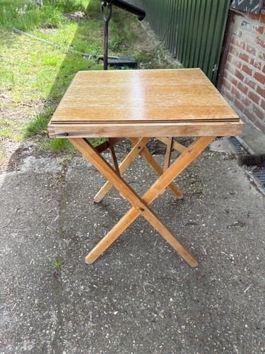 Vintage folding wooden table - folding,