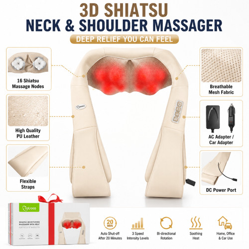 Neck shoulder massager - &,
