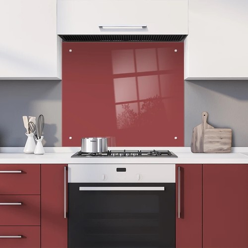 Coloured glass splashback with - splashback,