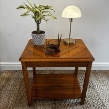 Mid Century Chevron Side Table