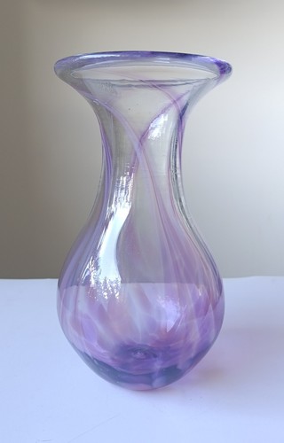 Bath aqua glass vase - bath, |