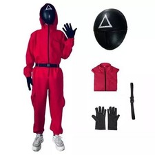 Kid Adult Squid Red Jumpsuit