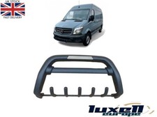 Front Nudge A-Bar Bull Bar Black Fits Mercedes Sprinter 2018-2025