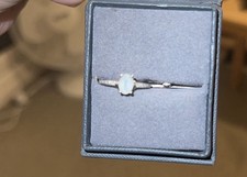 Natural Aquamarine 9ct White