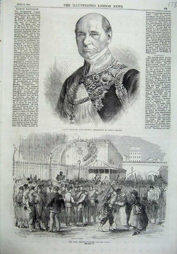 Original old antique - original, print