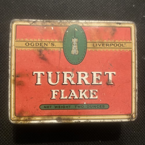 Vintage turret flake - turret, tobacco