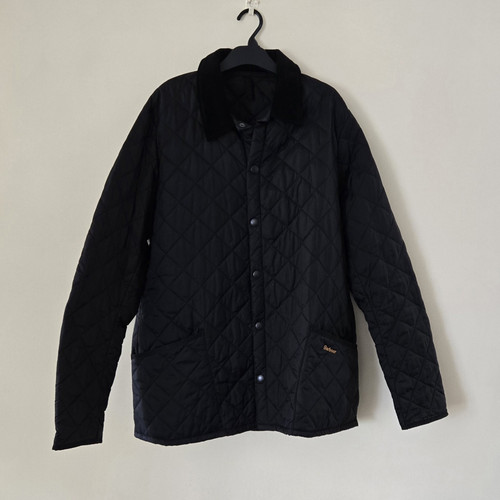 Barbour black quilted - black,