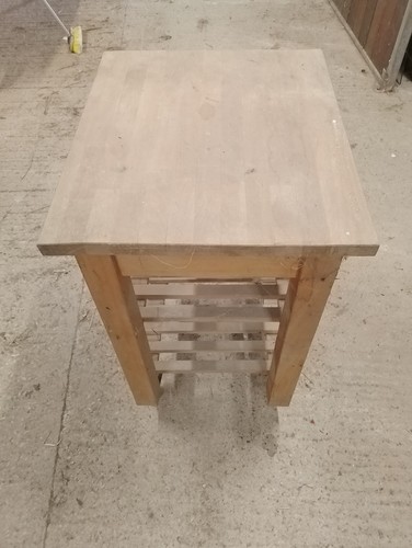 Solid wooden butchers block - wooden,