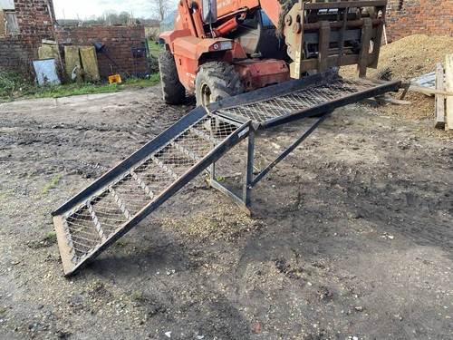 Muck truck loading ramp for - ramp,