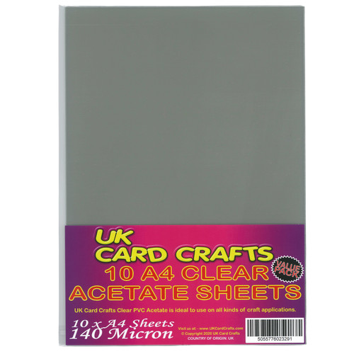 Acetate sheets - a4,