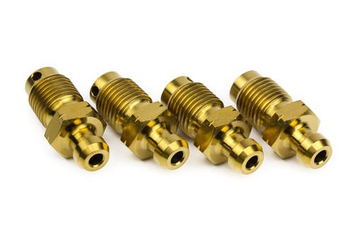 Gold titanium bleed - bleed, nipple