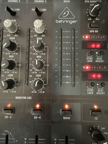 Behringer djx750 channel - djx750, 5-channel