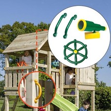 Kids Pirate Telescope, Steering Wheel &  Handle Bars for Playhouse Gym