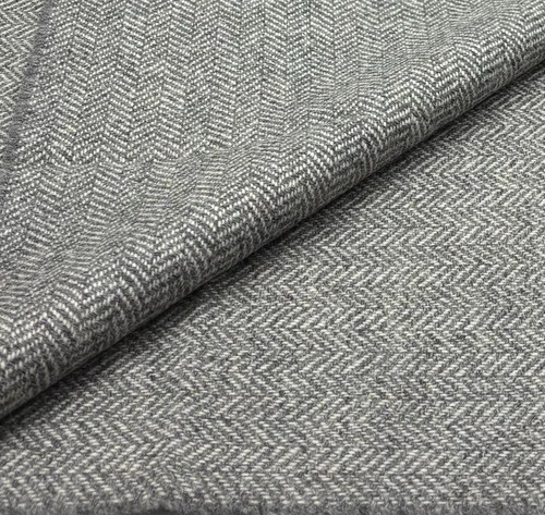 Grey chevron wool - grey,