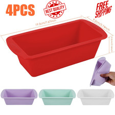 4x Silicone Bread Loaf Cake