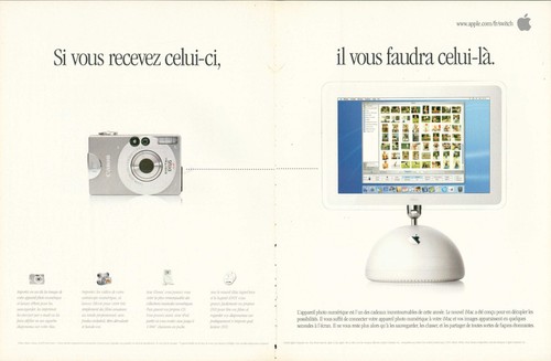 Apple magazine print advert - ad,