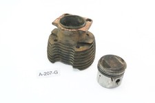 BSA B31 B33 ZM33 - Cylinder + Piston Damaged 65-1707 A207G