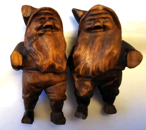 Antique black forest gnomes - antique,