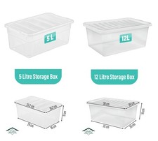 PLASTIC LADIES SHOE BOX