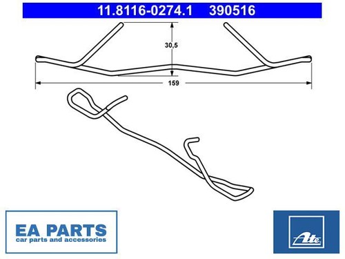 Spring brake caliper - brake, for