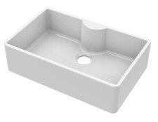 Single Bowl Butler Sink - with Tap Ledge, No Overflow, No Tap Hole - 795mm