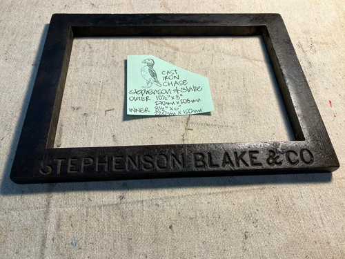 Stephenson blake letterpress - &,