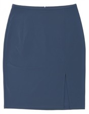 ELENA MIRO Womens Pencil Skirt W36 XL Blue CM19