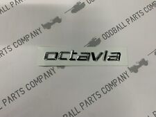  REPLACEMENT OCTAVIA BADGE LOGO DECAL CHROME EMBLEM 3D FITS SKODA OCTAVIA 