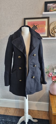 Zara woman black military - zara,